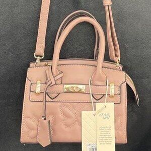 NWT Kayla + Ava 2 way top handle crossbody butterfly bag
